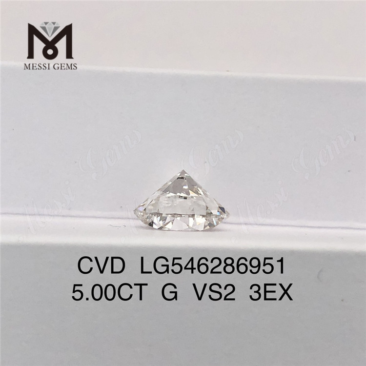 5ct G vs2 3EX ラボ グロウン 5 カラット ダイヤモンド証明書 IGI 工場価格