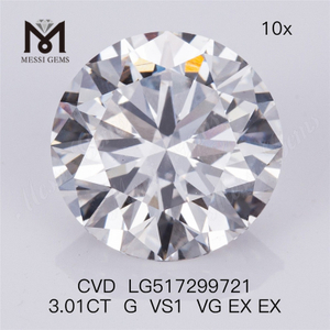 3.10ct CVD Hカラー vs1 ID EX EX 合成ダイヤモンド 卸価格