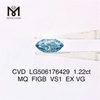 1.22ct ブルー合成ダイヤモンド VS1 IGI ラボ ダイヤモンド