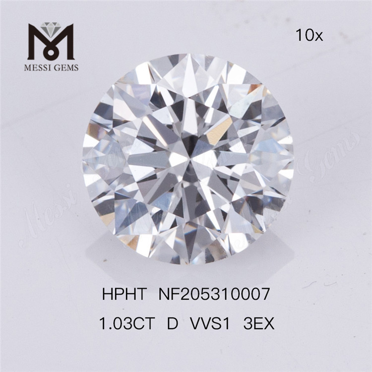 卸売価格 1.03ct D VVS1 RD 格安人工ダイヤモンド