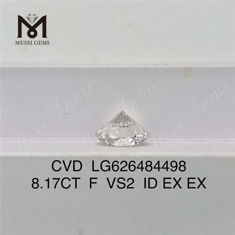 8.17CT F VS2 ID ラウンド IGI 認定ダイヤモンド丨Messigems CVD LG626484498 