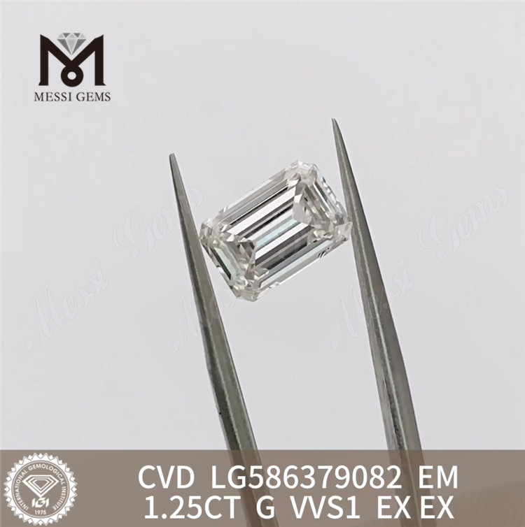 1.25CT G VVS1 CVD エメラルド igi ダイヤモンド Certifying Excellence丨Messigems LG586379082 
