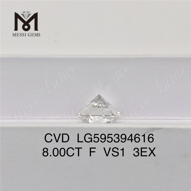 8ct CVD ダイヤモンド F VS1 3EX 人工ダイヤモンド LG595394616