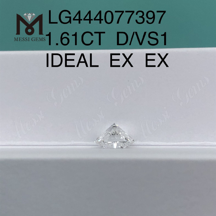 1.61 カラット D VS1 IDEAL ラウンド ラボ ダイヤモンド