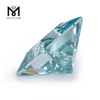 卸売価格ルース モイソナイト プリンセス カット 1 カラット ブルー モアッサナイト ダイヤモンド