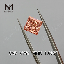 1.66ct 合成ピンク SQ ラボ ダイヤモンド CCVD 合成ダイヤモンド の卸売価格