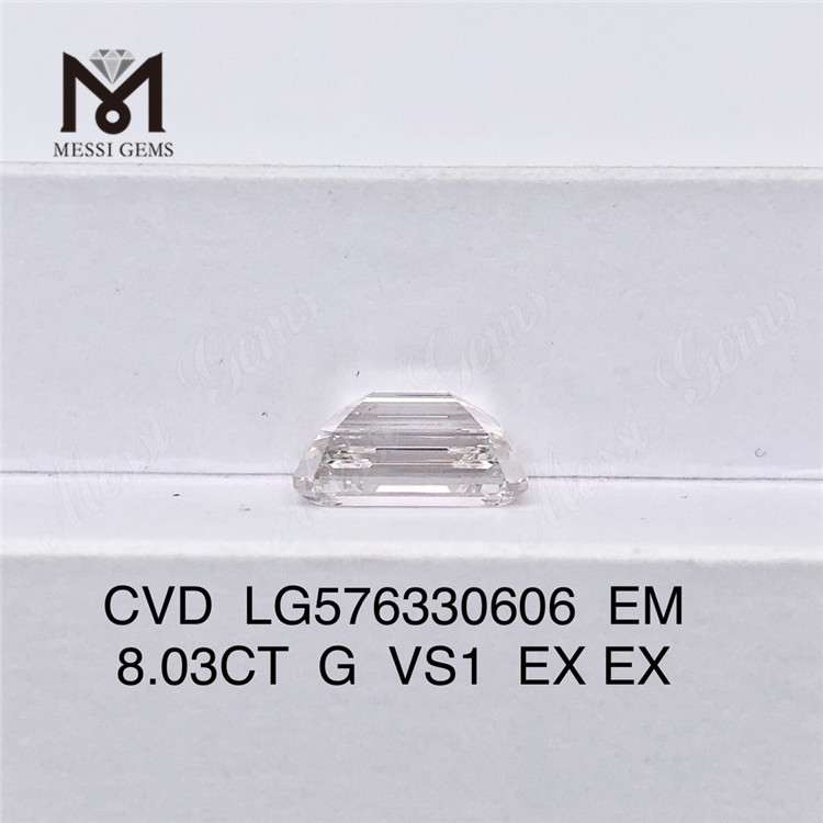 8.03CT G VS1 EX EX EM ラボ作成の模擬ダイヤモンド CVD LG576330606