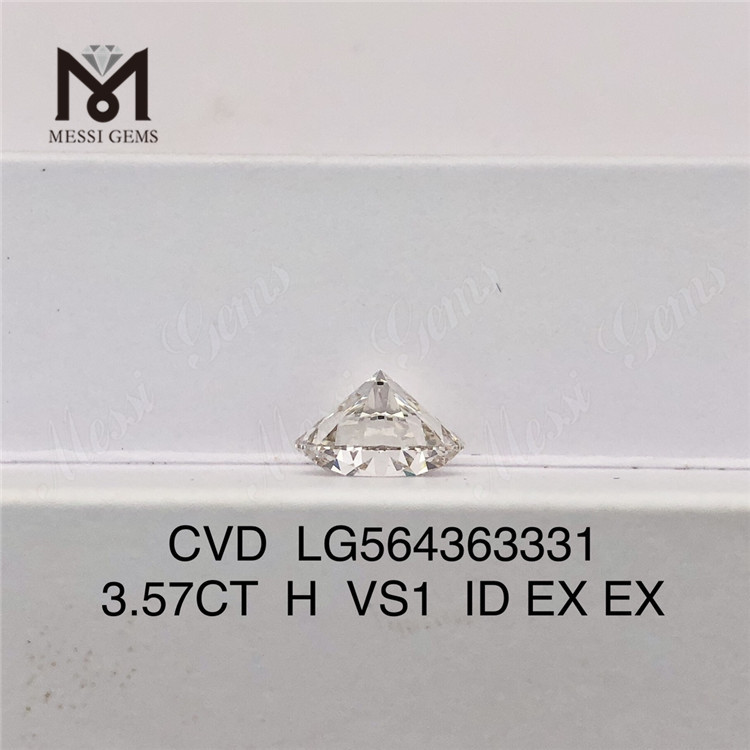 3.57CT H VS1 ID EX EX ラボ ダイヤモンド CVD LG564363331