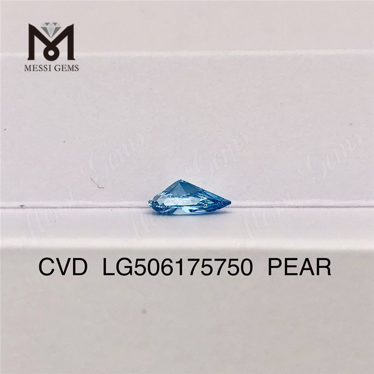 1.06CT FANCY VIVID GREENISN ブルー VS1 EX VG PEAR 人工ブルー ダイヤモンド LG506175750 