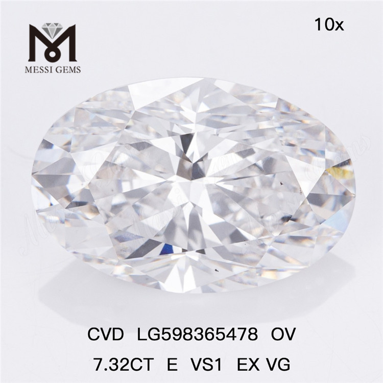 7.32CT E VS1 EX VG OV Cvd ダイヤモンド オンライン LG598365478丨Messigems