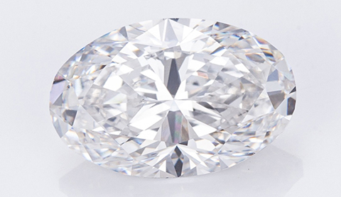  楕円形 合成ダイヤモンド 