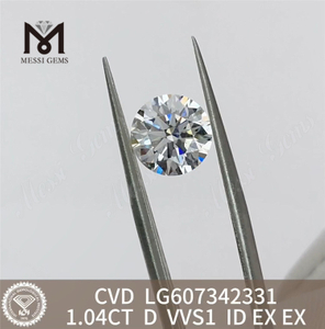  1.04CT D VVS1 ラボ グロウン ダイヤモンド カラットあたりの価格 自信を持って作成 CVD丨Messigems LG607342331