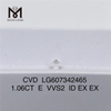 1.06CT CVD E VVS2 1 カラットの価格 合成ダイヤモンド、B2B丨Messigems LG607342465 