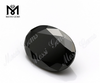 楕円形の黒いモアッサナイト8x10mmルーズモアッサナイト石工場価格の宝石在庫あり