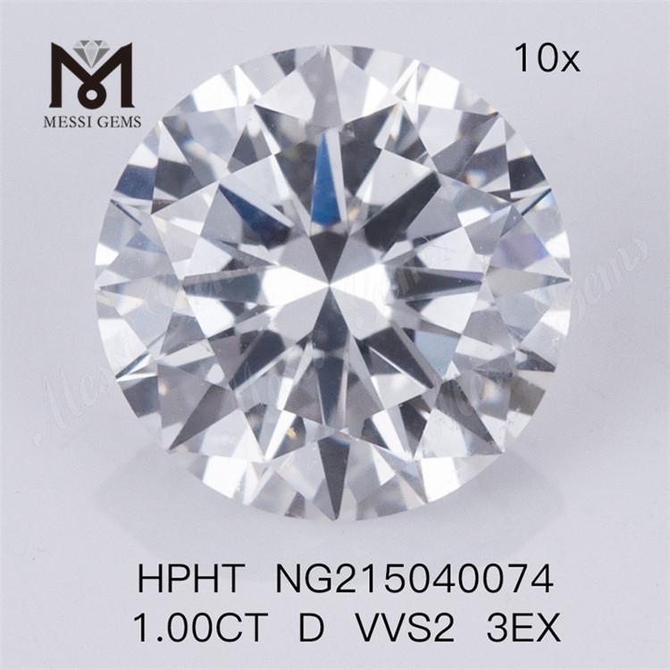 1.00CT HPHT D VVS2 3EX ラボ ダイヤモンド