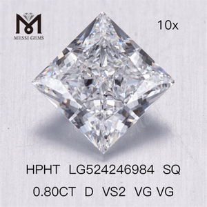 0.80ct ラボ グロウン ダイヤモンド SQ D VS2 HPHT ダイヤモンド卸売卸売価格