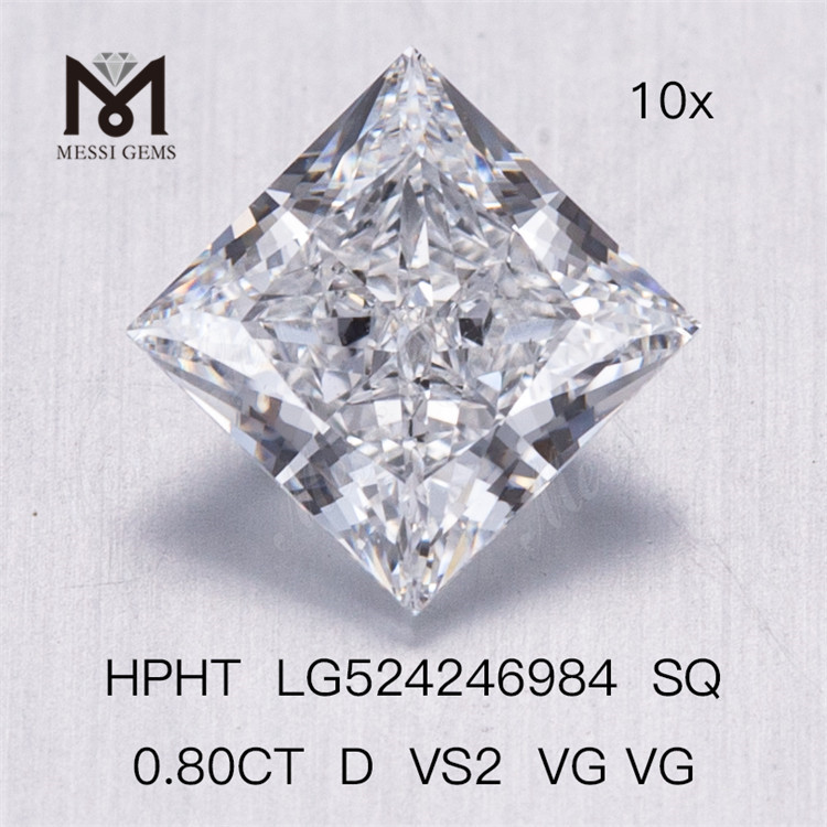 0.80ct ラボ グロウン ダイヤモンド SQ D VS2 HPHT ダイヤモンド卸売卸売価格