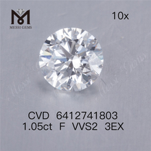 1.05ct VVS Cvd ダイヤモンド卸売価格 F 3EX マンマンデ ダイヤモンド販売中