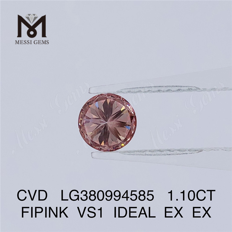 1.10CT FIPINK VS1 IDEAL EX EX Cvd ダイヤモンド卸売 LG380994585 
