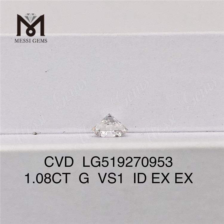 1.08ct G VS ラウンド ルース ラボ ダイヤモンド 卸売 CVD ホワイト ルース ラボ ダイヤモンド セール