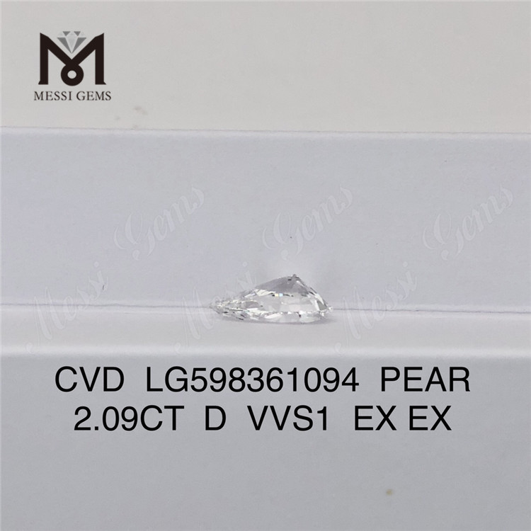 2.09CT D VVS1 EX EX PS CVD ルース ダイヤモンド LG598361094 