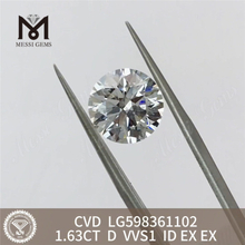 1.63CT D VVS1 ID EX EX Cvd ダイヤモンド卸売ジュエリー デザイナー丨Messigems LG598361102