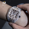 工場直接価格アンティーク アイスアウト VVS モアッサナイト腕時計メンズ