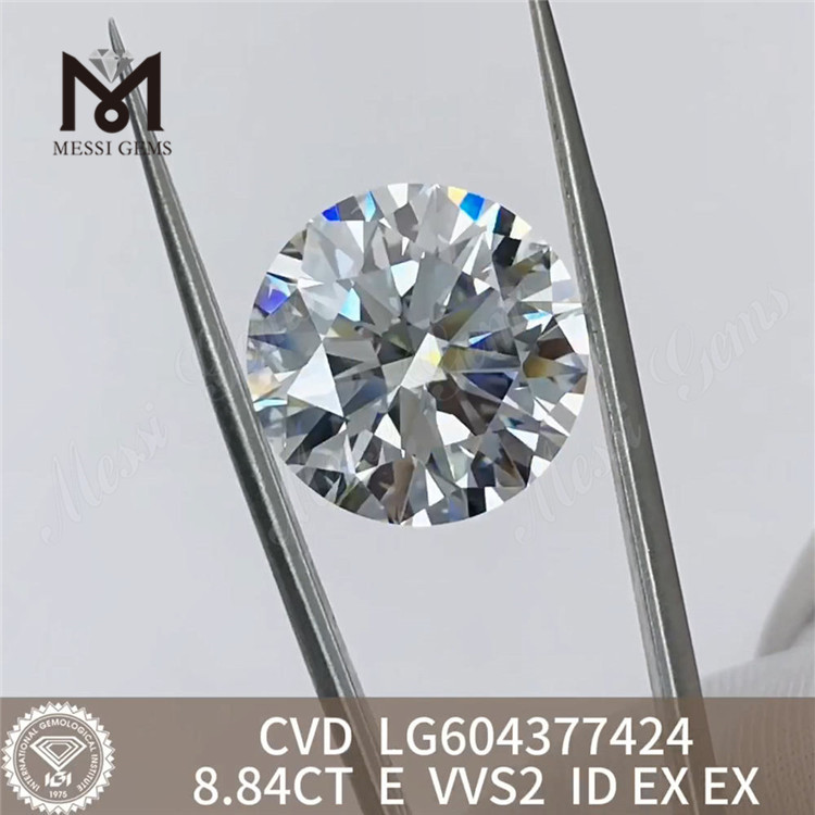 8.84CT E VVS2 ID 9ct cvd ルース ダイヤモンド 至高のエレガンス丨Messigems LG604377424 