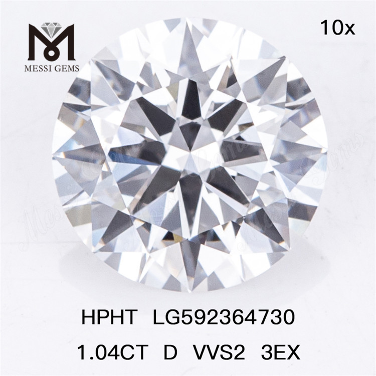 1.04CT D VVS2 3EX vvs hthp ダイヤモンド HPHT LG592364730