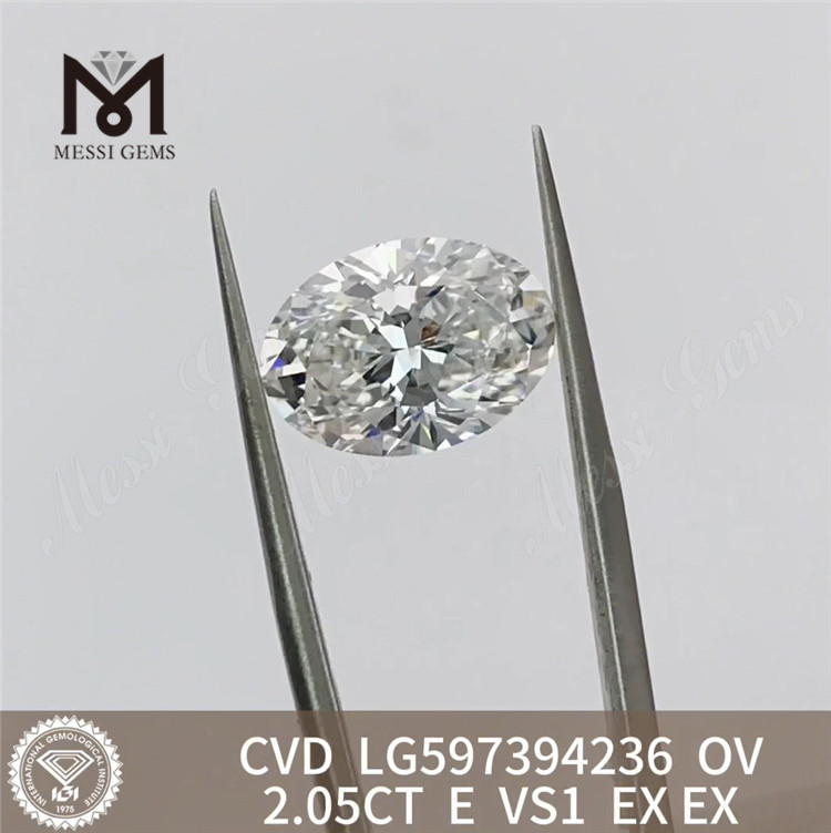 2.05CT E VS1 LG597394236 高品質 OV CVD ダイヤモンドを手頃な価格で