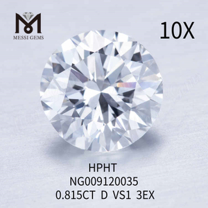 0.815 カラット D VS1 ラウンド ラボ クリエイト ダイヤモンド 価格 3EX