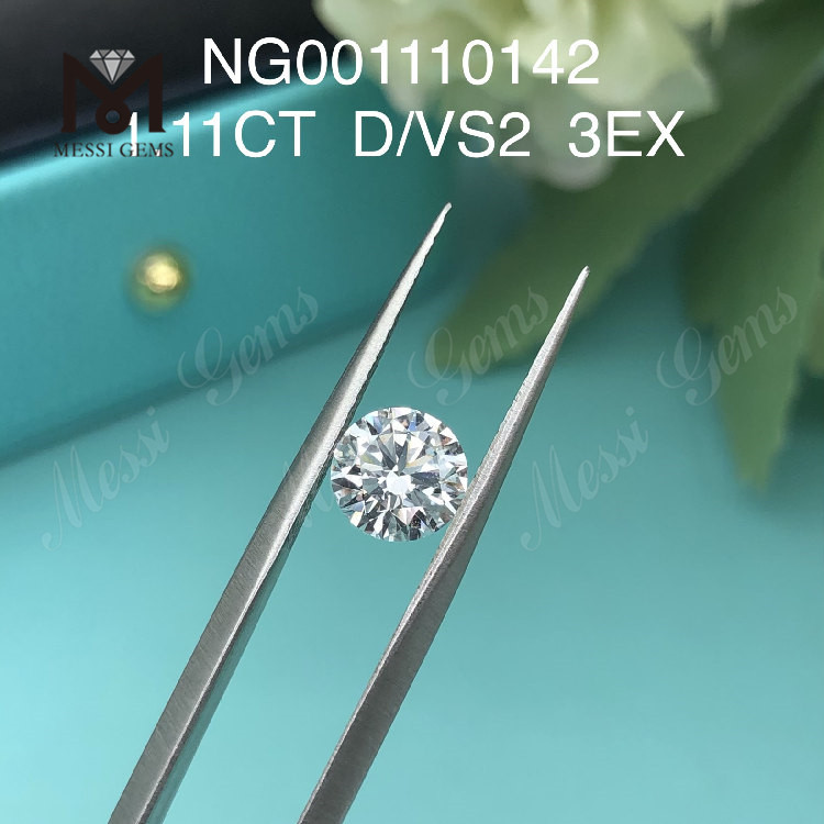1.11ct VS2 RD D EX カット ラボ ダイヤモンドのカラットあたりの価格