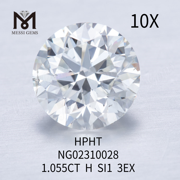 SI1RDラボ成長ダイヤモンド1.055ctEXカットグレード