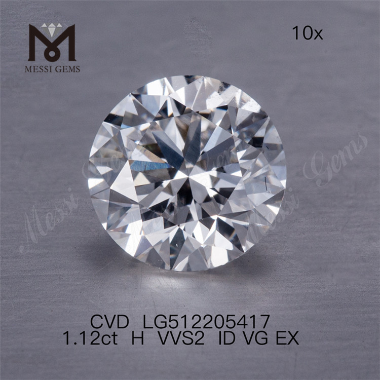 1.12ct H ラボ ダイヤモンドとルース人工ダイヤモンドが販売中