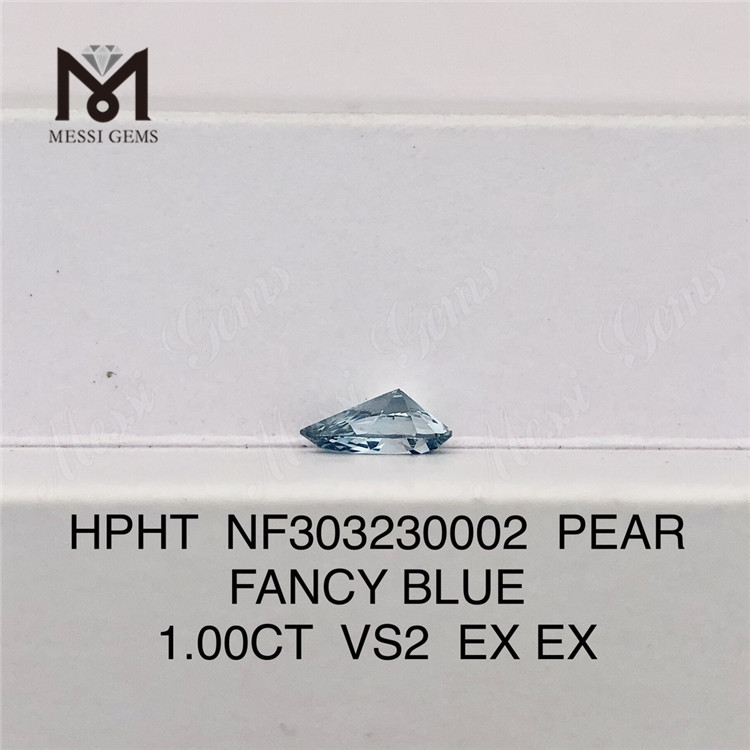 1.00 CT ペア ファンシー ブルー VS2 合成ダイヤモンド の卸売 HPHT NF303230002