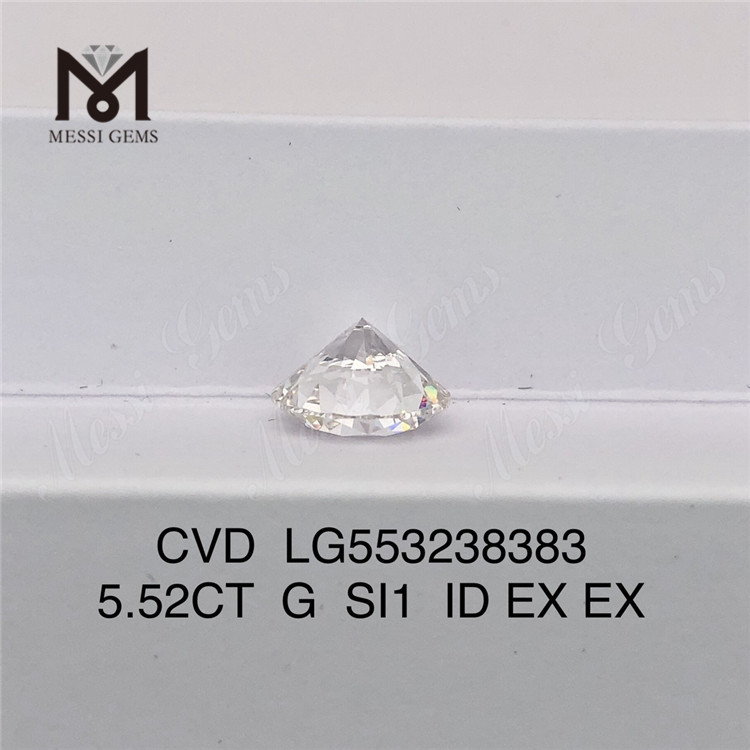 5.52CT G SI1 ID EX EX 合成ダイヤモンド cvd 5ct 最高の人工ダイヤモンド