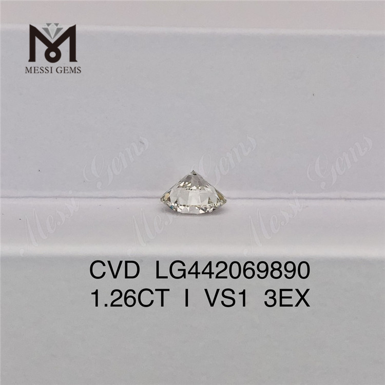 1.26CT I VS1 3EX 合成ダイヤモンド 1.25 カラット 合成ダイヤモンド 卸売価格