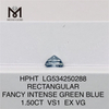 1.5CT VS ルース ラボ ダイヤモンド HPHT グリーン ブルー ラボ グロウン ダイヤモンド工場出荷時の価格 LG534250288