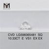 10.33CT E VS1 EX EX SQ ラボ グロウン CVD ダイヤモンド まとめ買いで競争力を高める LG598365481 