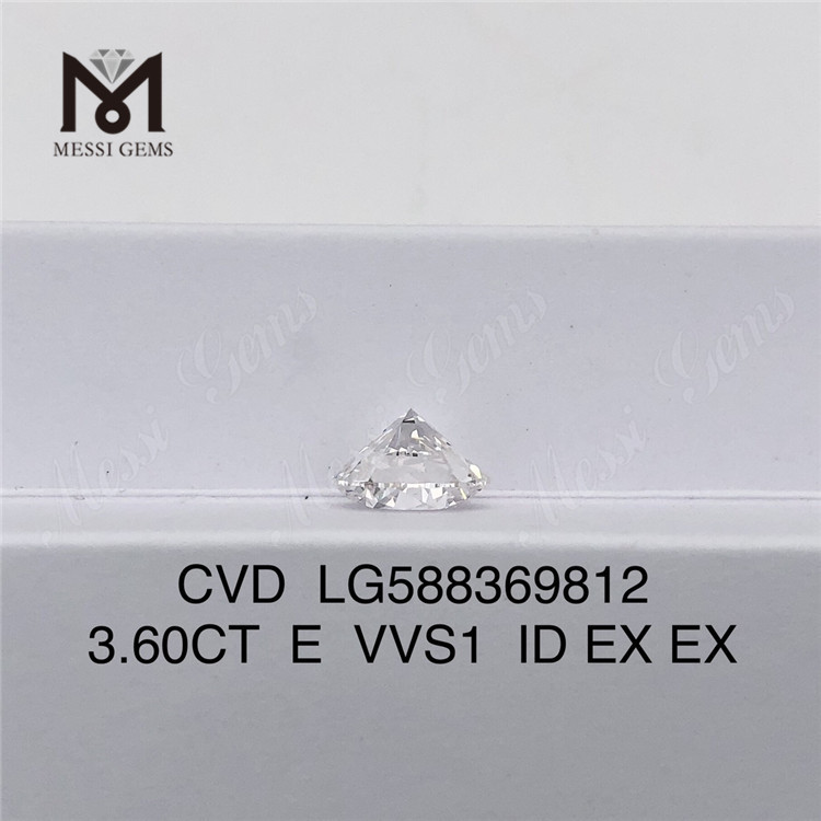 3.6ct Igi ダイヤモンド E VVS1 CVD ダイヤモンド持続可能な高級品丨Messigems LG588369812
