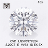 3.20CT E VVS1 ID EX EX 3 カラット合成ダイヤモンド