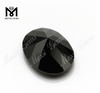 楕円形の黒いモアッサナイト8x10mmルーズモアッサナイト石工場価格の宝石在庫あり