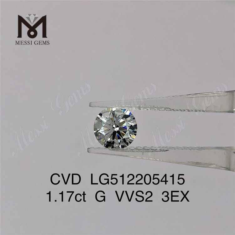 1.17ct G rd cvd ラボダイヤモンド 3EX vvs 安い人工ダイヤモンド工場出荷時の価格