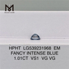  1.01CT ファンシー インテンス ブルー VS1 VG VG EM ラボ ダイヤモンド HPHT LG539231968