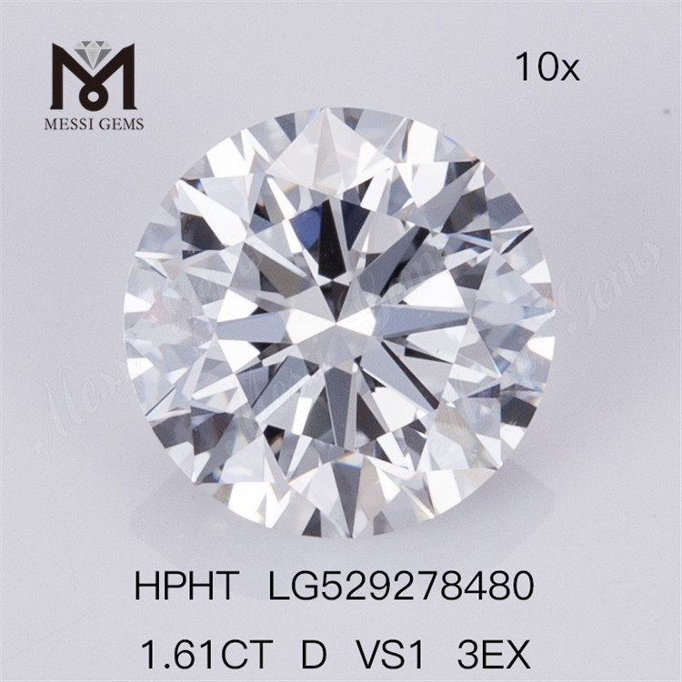 1.61CT D VS1 3EX RD 最高のオンラインラボ作成ダイヤモンド工場出荷時の価格