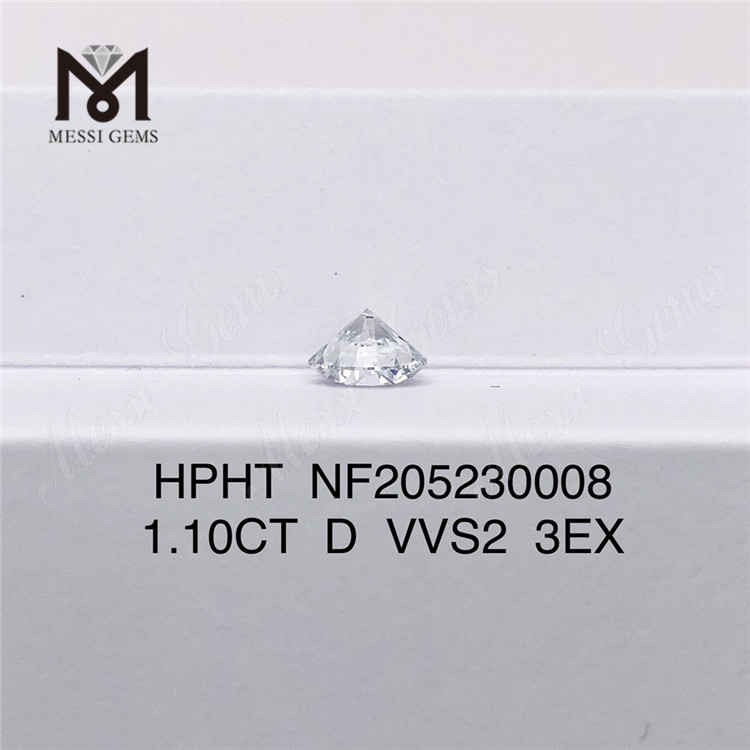 卸売 1.10ct D VVS2 ラウンド ブリリアント カット HPHT 3EX 合成ラボ グロウン ダイヤモンド