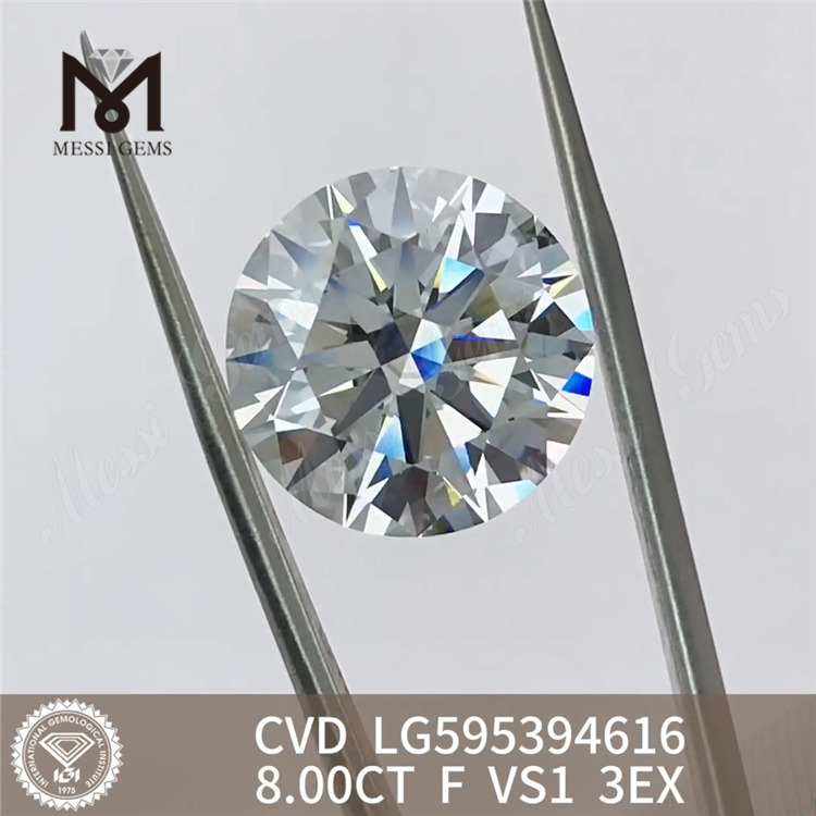 8ct CVD ダイヤモンド F VS1 3EX 人工ダイヤモンド LG595394616