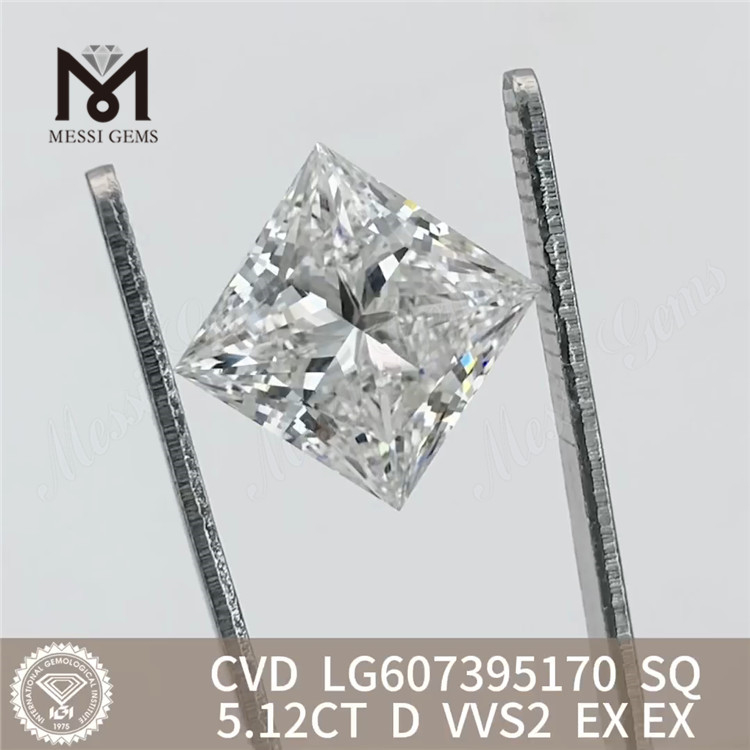 5.12CT D SQ VVS2 合成ダイヤモンド 中国 CVD IGI LG607395170