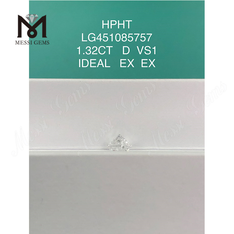HPHT ラボ ダイヤモンド 1.32ct VS1 D IDEL カット