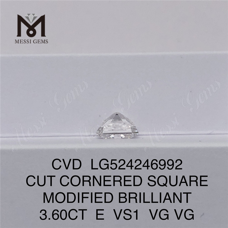 3.60CT CVD SQ E VS1 VG VG ラボ ダイヤモンド ストア工場出荷時の価格